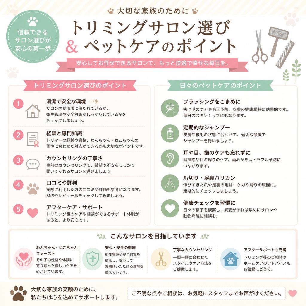 ペットケアの賢い選び方