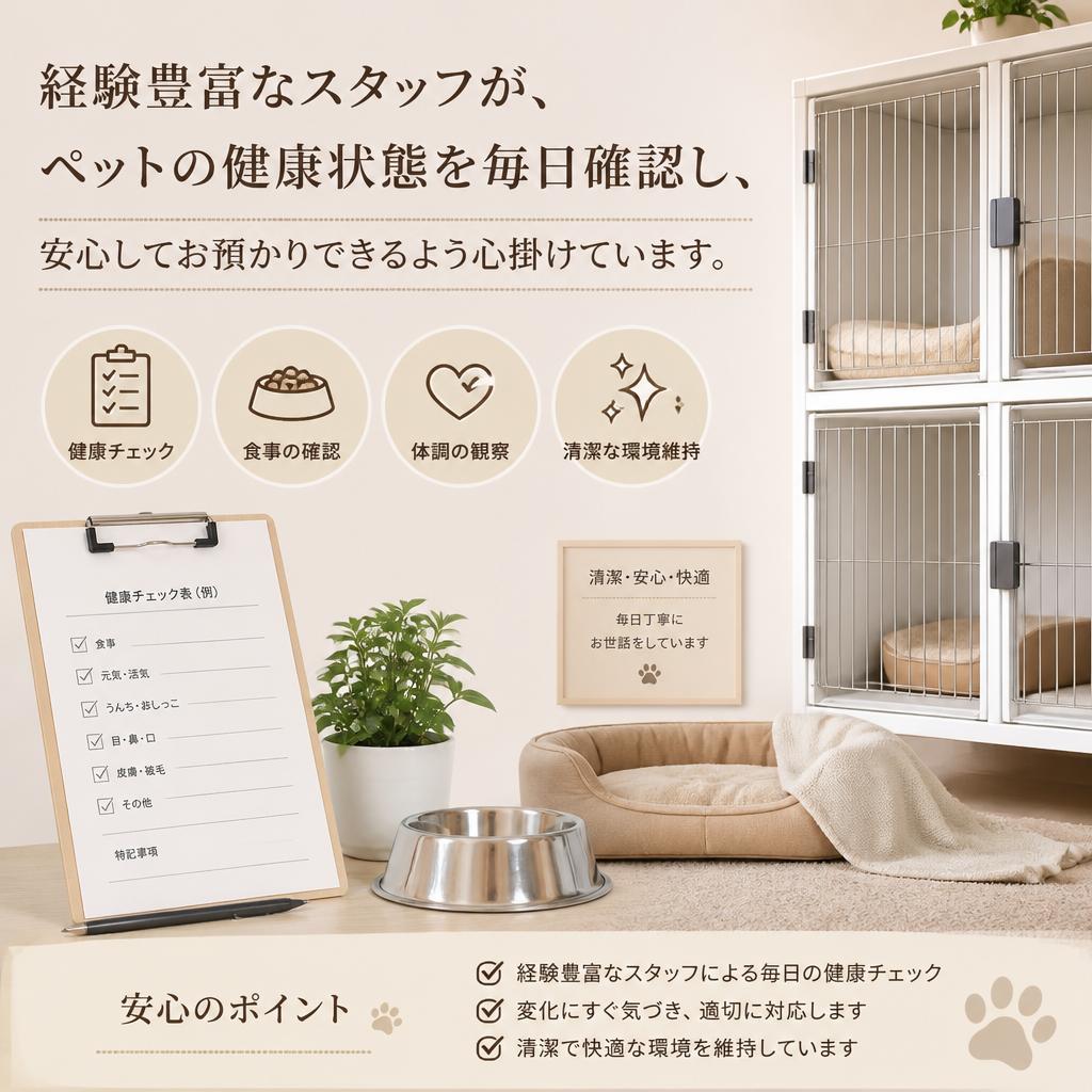 安心・信頼のスタッフが対応