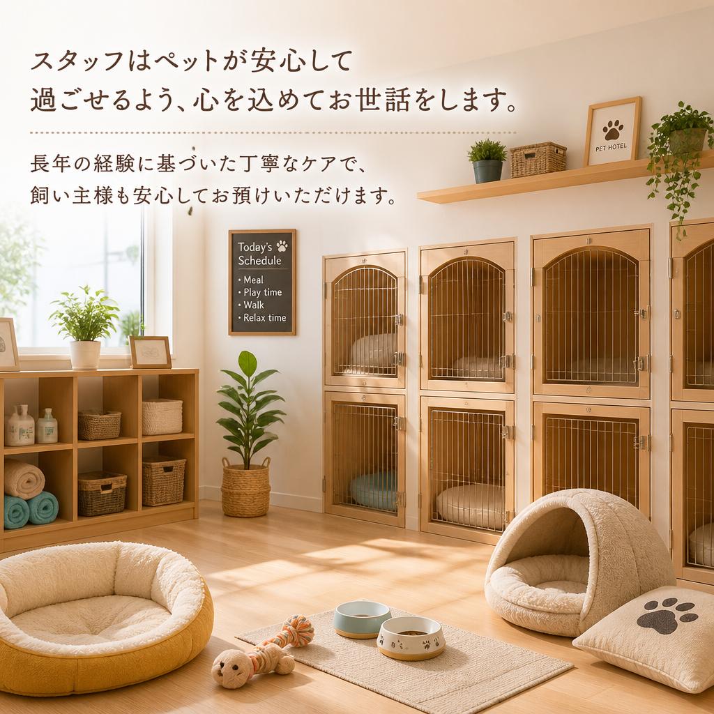スタッフの愛情とケア