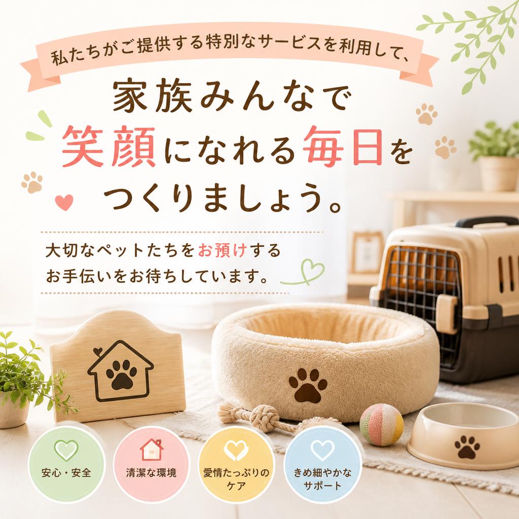 笑顔あふれるペットライフを応援します！