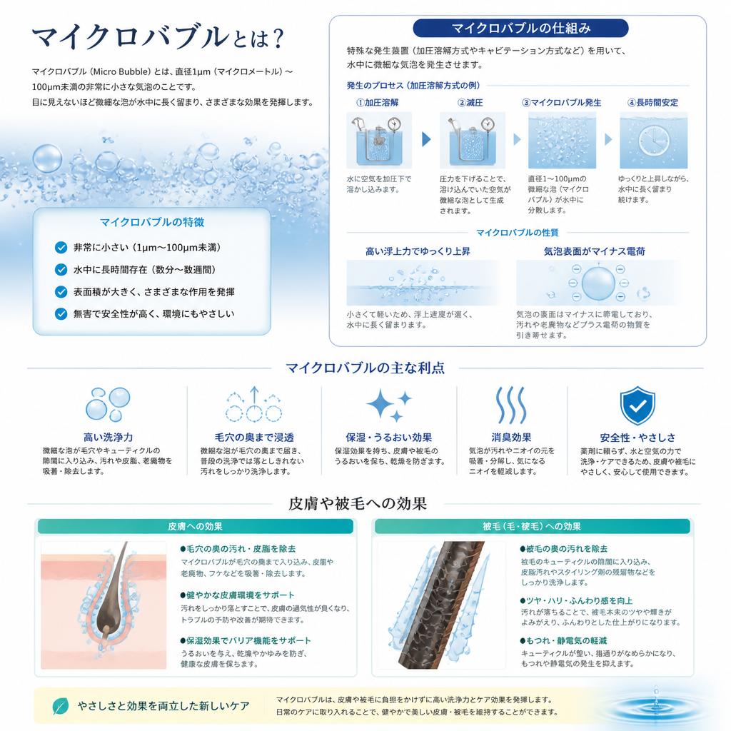マイクロバブルとは？