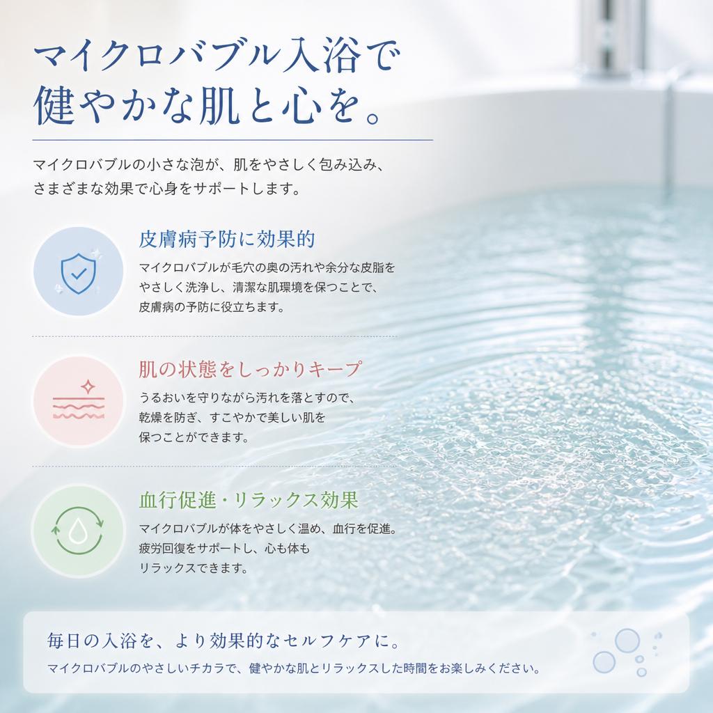 マイクロバブルの効果