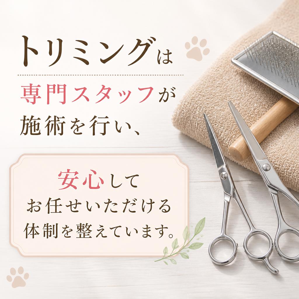 専門スタッフによる丁寧なケア